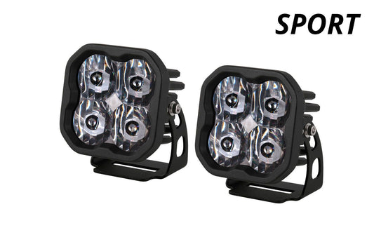 DIODE DYNAMICS SS3 SAE/DOT White Sport LED Pod (pair) White Combo