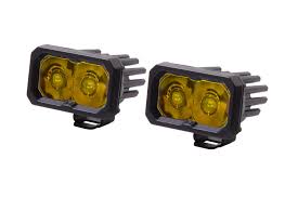 DIODE DYNAMICS Stage Series 2" SAE Yellow Sport Standard LED Pod