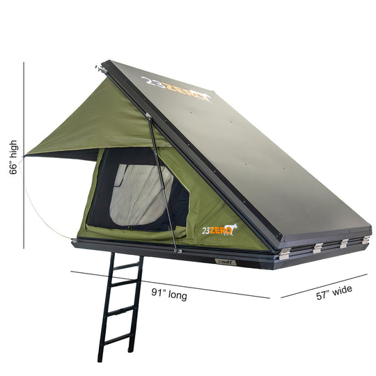 23 ZERO KABARI HARD SHELL ROOFTOP TENT WITH LST