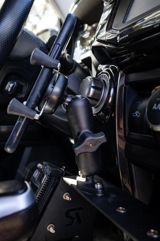 2010-2024 5th Gen Toyota 4Runner Rago Center Console Digital Device Bridge and Cali Raised LED Center Console MOLLE Panel