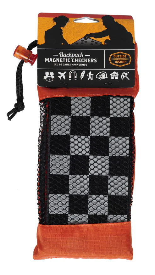 GSI Outdoors Outside Inside BACKPACK MAGNETIC CHECKERS