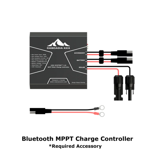 CASCADIA 4X4 TOYOTA TACOMA 3RD GEN (2016-PRESENT) VSS SYSTEM™ - 85 WATT HOOD SOLAR PANEL