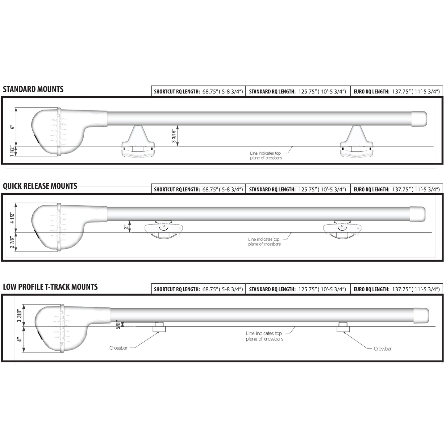 Low-Profile T-Track Mount