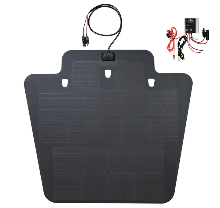 CASCADIA 4X4 JEEP WRANGLER JK VSS SYSTEM™ - 100 WATT HOOD SOLAR PANEL