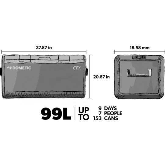 DOMETIC CFX3 100 Cooler/Freezer