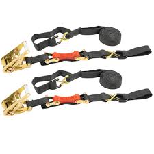 THE PERFECT BUNGEE 1.5" wide shockstrap ratchet strap 2 pack