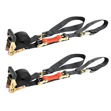 THE PERFECT BUNGEE 1.5" wide shockstrap ratchet strap 2 pack