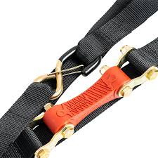 THE PERFECT BUNGEE 1.5" wide shockstrap ratchet strap 2 pack