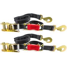 THE PERFECT BUNGEE 9ft x 2in shockstrap ratchet strap w/ snap hook