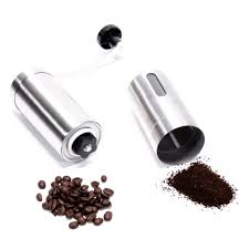 DEFIANCE TOOLS MANUAL CERAMIC BURR COFFEE GRINDER, STAINLESS STEEL