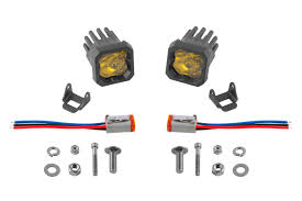 DIODE DYNAMICS SSC1 Yellow Sport Standard LED Pod (Pair) Flood