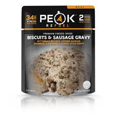 PEAK REFUEL Biscuits & Sausage Gravy