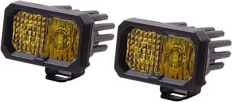 DIODE DYNAMICS Stage Series 2" SAE Yellow Sport Standard LED Pod