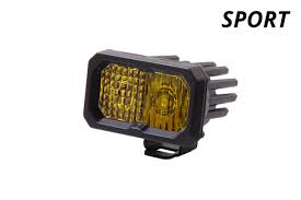 DIODE DYNAMICS Stage Series 2" SAE Yellow Sport Standard LED Pod