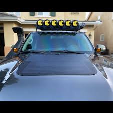 CASCADIA 4X4 TOYOTA 4RUNNER 4TH & 5TH GEN (2003-PRESENT) VSS SYSTEM™ 90 WATT HOOD SOLAR PANEL