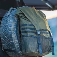 OVS Extra Large Trash Bag Tire Mount - #16 Waxed Canvas Universal