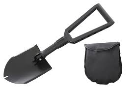 OVS Multi Functional Military Style Utility Shovel with Nylon Carrying Case