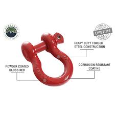 OVS Recovery Shackle 3/4" 4.75 Ton Red