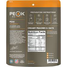 PEAK REFUEL Creamy Peaches and Oats