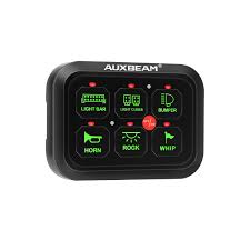 AUXBEAM 6 GANG LED SWITCH PANEL, OFF ROAD LIGHT CONTROLLE