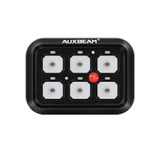 AUXBEAM 6 GANG LED SWITCH PANEL, OFF ROAD LIGHT CONTROLLE