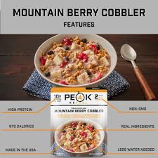 PEAK REFUEL Mountain Berry Cobbler