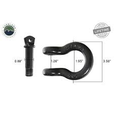 OVS Recovery Shackle 3/4" 4.75 Ton - Gray