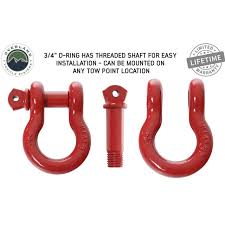 OVS Recovery Shackle 3/4" 4.75 Ton Red