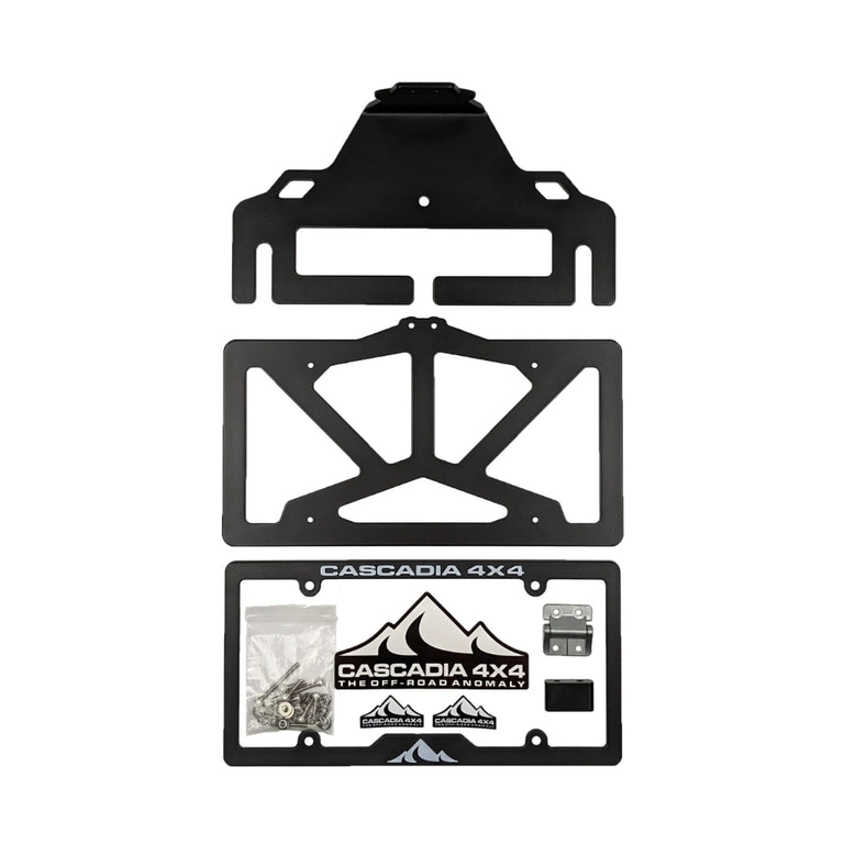 CASCADIA 4X4 FLIPSTER V3 | WINCH LICENSE PLATE MOUNTING SYSTEM | HAWSE & ROLLER FAIRLEAD COMPATIBLE