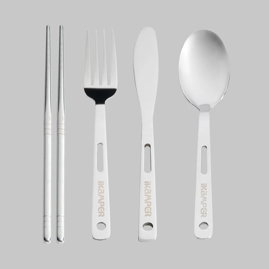 IKAMPER Camp Cutlery Set