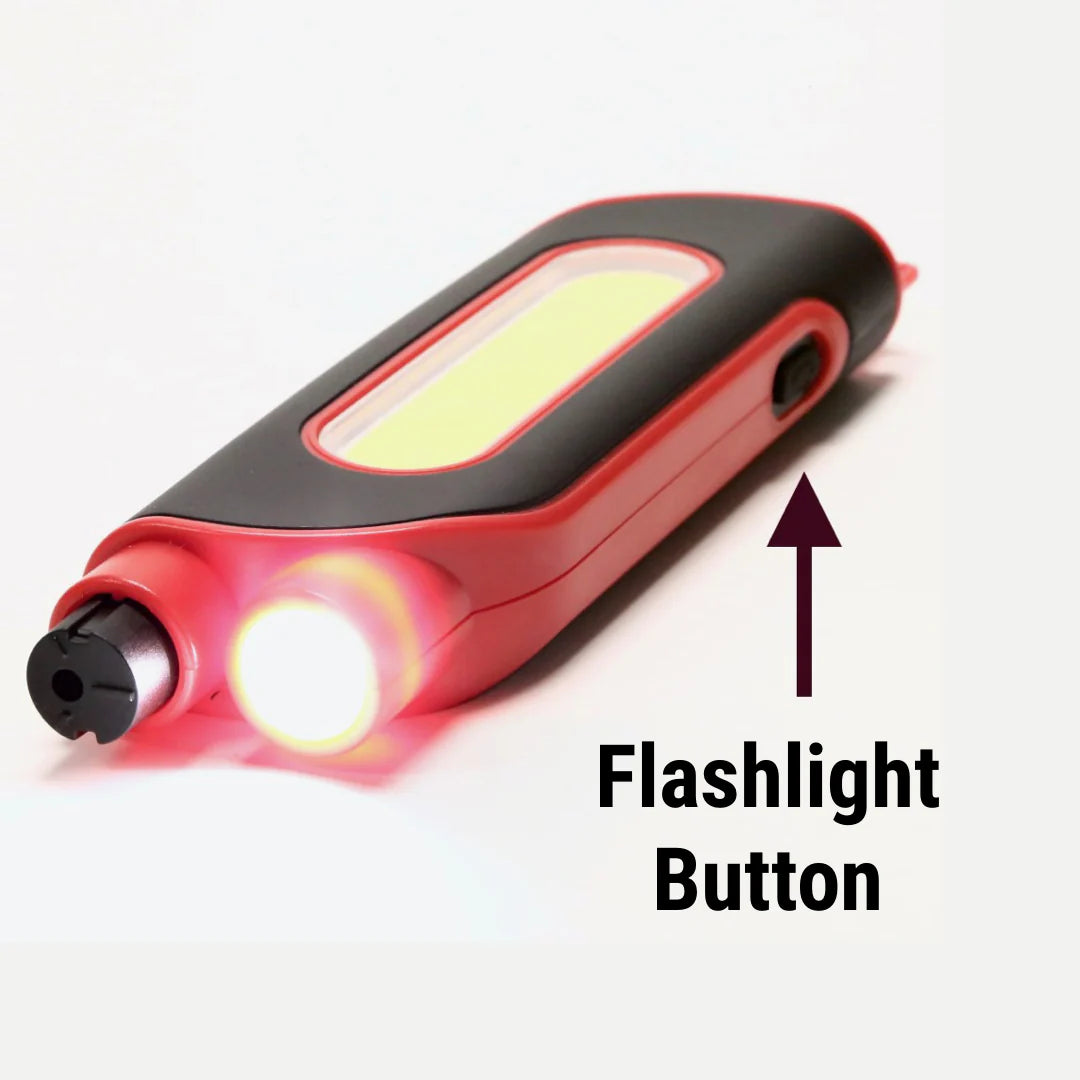DEFIANCE TOOLS 3 WAY LED LIGHT & EMERGENCY AUTO SAFETY TOOL