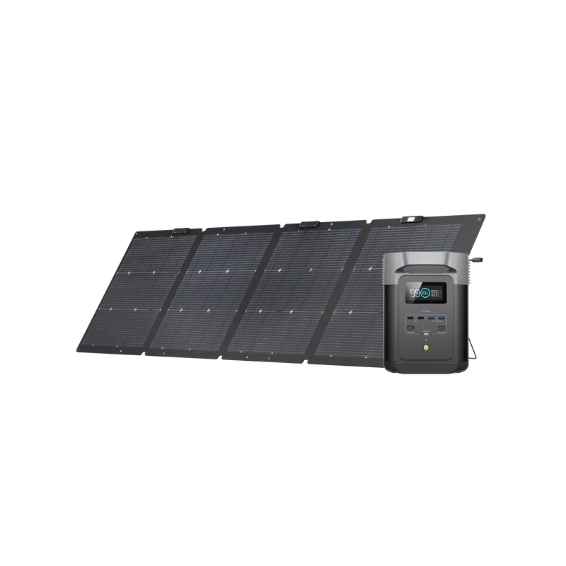 ECOFLOW DELTA 2 + 220W Portable Solar Panel