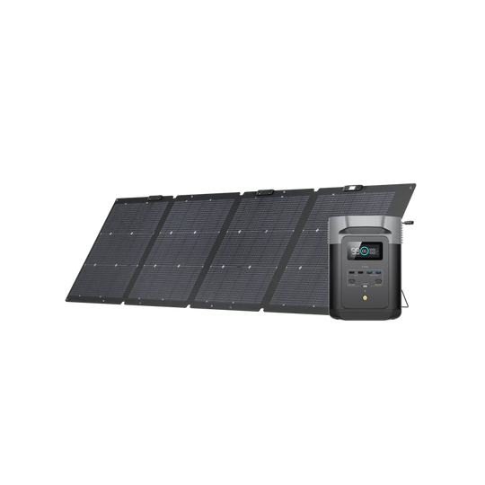 ECOFLOW DELTA 2 + 220W Portable Solar Panel