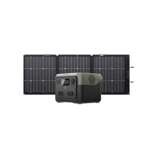 ECOFLOW RIVER 2 Max + 160W Portable Solar Panel