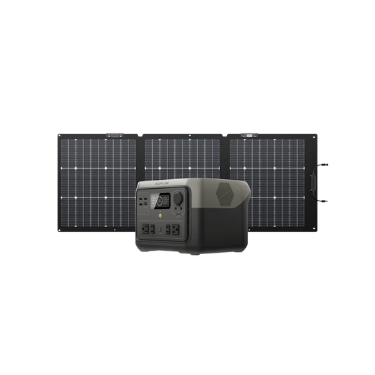 ECOFLOW RIVER 2 Max + 160W Portable Solar Panel