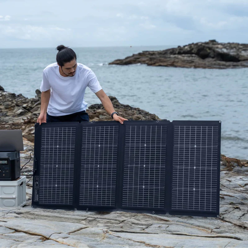 ECOFLOW 220W Bifacial Portable Solar Panel