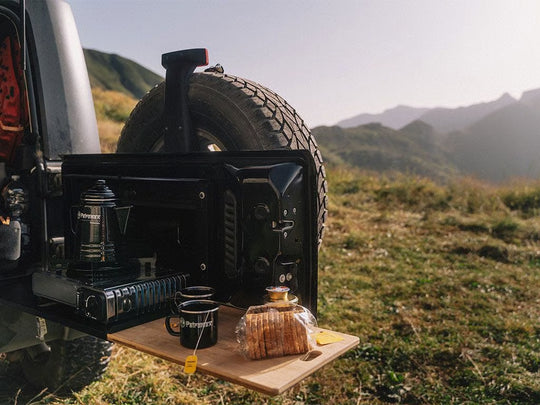 Front Runner Jeep JK/JKU/JLs Drop Down Tailgate Table