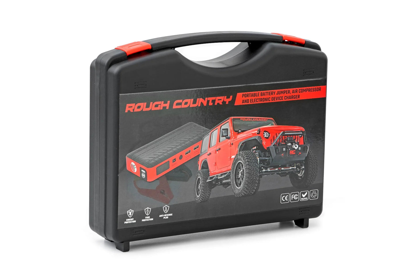 Rough Country Battery Jump Starter and Air Compressor Combo