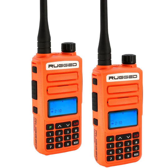 2 PACK - Rugged GMR2 PLUS - GMRS / FRS Two Way Handheld Radios