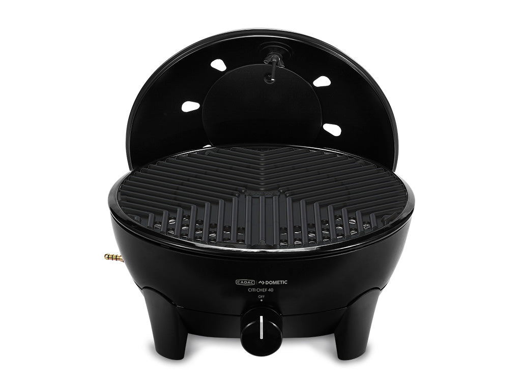 CADAC Citi Chef 40/ Black/ Portable 4 Piece/ Gas Barbeque/ Camp Cooker