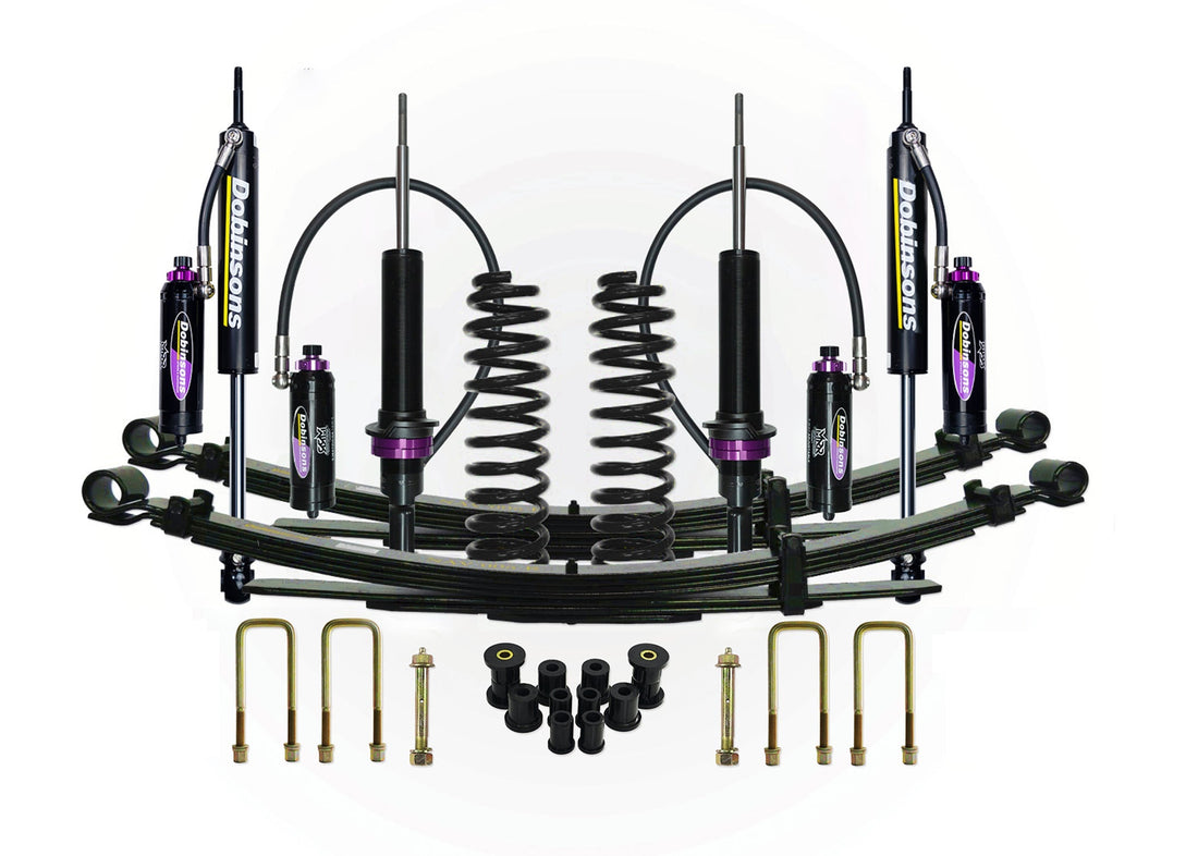 Dobinsons 1.5" to 3.0" MRR 3-way Adjustable Suspension Kit for 2005 to 2022 Tacoma 4x4 Double Cabs